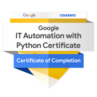 Google IT Automation with Python Professional Certificate image